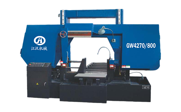 月湖GW4270/800双柱龙门卧式带锯床